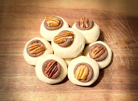 Pecan Turtle Shortbread Cookies