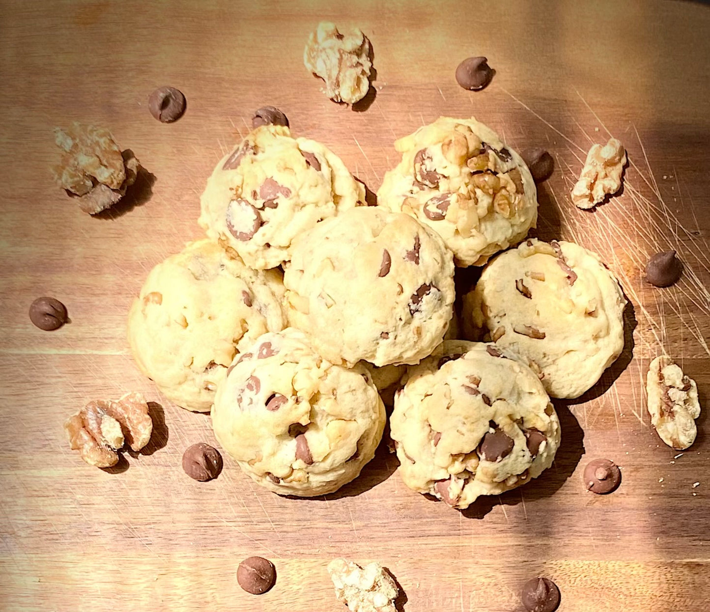 Chocolate Chip Walnut Cookies